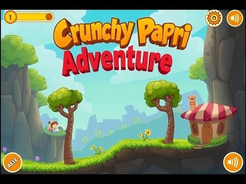 Crunchy Papri Adventure Character and Environment